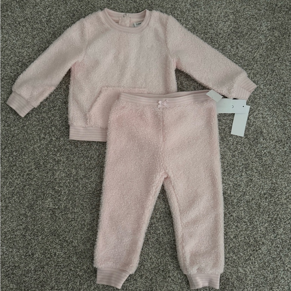 Calvin Klein Sherpa Matching Set